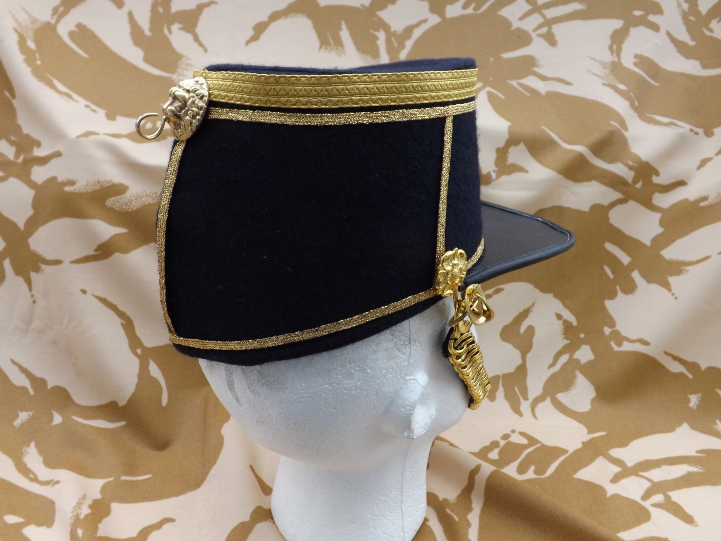 1868 Last Pattern Shako Maj 005.JPG